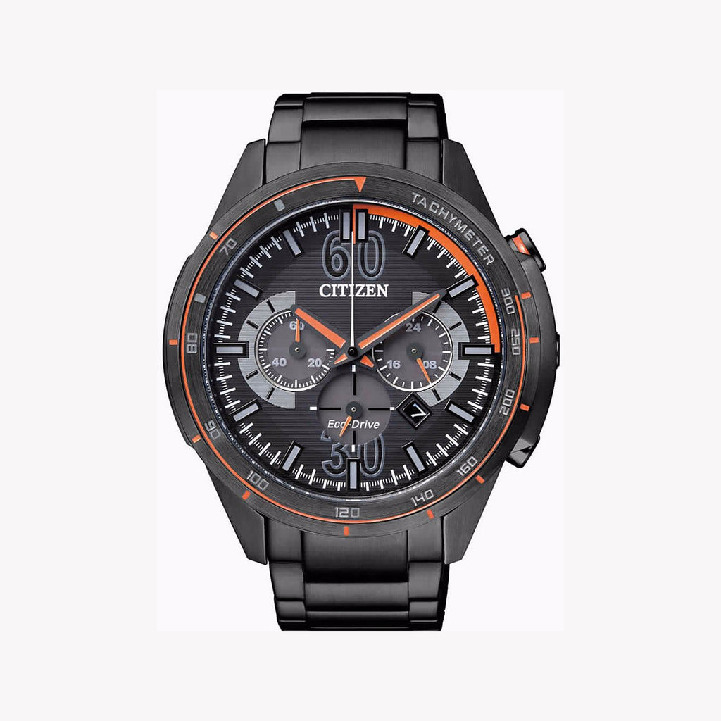 CITIZEN CA4125-56E POWERFUL PRECISION - BOLD BLACK ECO-DRIVE MEN'S WATCH