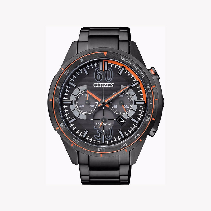 Citizen Ca4125-56e Powerful Precision - Bold Black Eco-Drive Men's Watch by i-watch