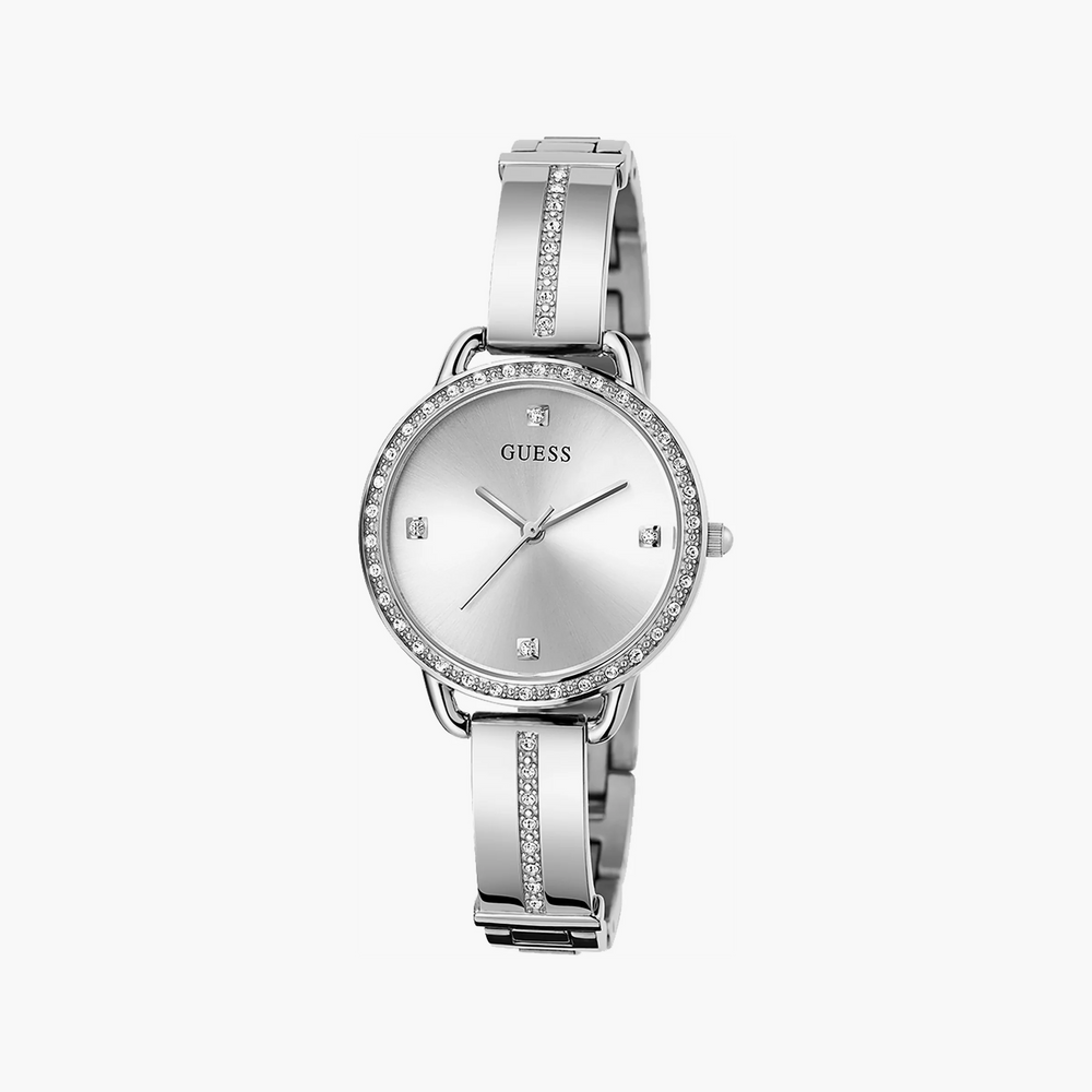 Guess Watches Women's Silver Stainless Steel, Silver Dial | Gw0022l1 by i-watch