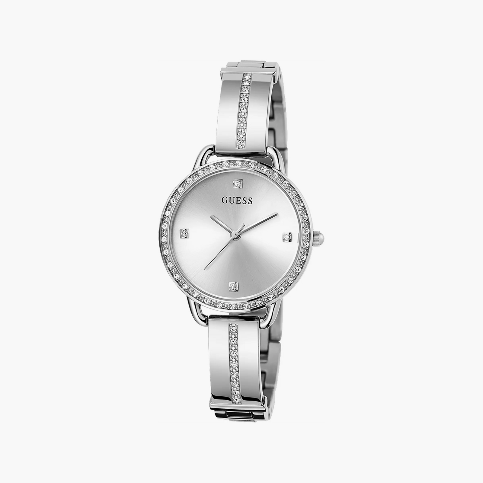 Guess Watches Women's Silver Stainless Steel, Silver Dial | Gw0022l1 by i-watch