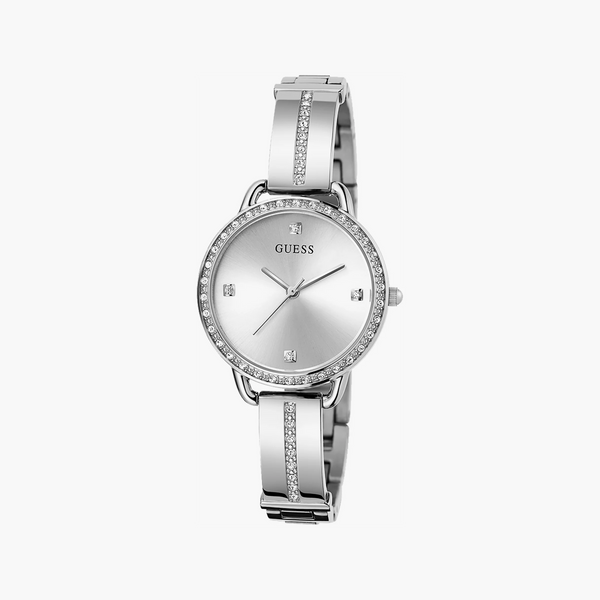Guess Watches Women's Silver Stainless Steel, Silver Dial | Gw0022l1 by i-watch