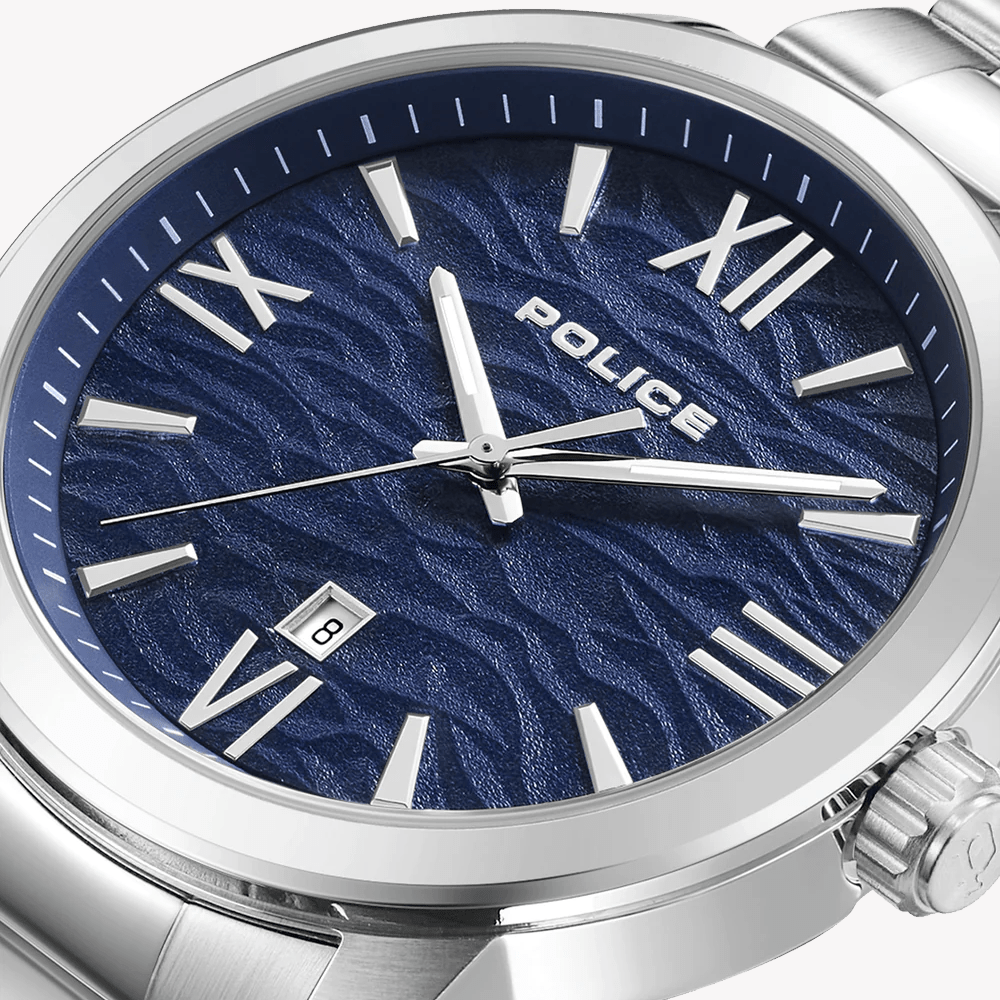 POLICE PEWJH0004903 MEN’S TIMEPIECE - ELEGANT STAINLESS STEEL WITH STRIKING BLUE DIAL-i-Watch-3