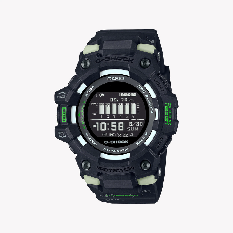 G-Shock Men's Black Resin Watch, Digital Dial | Gbd-100lm-1dr by i-watch