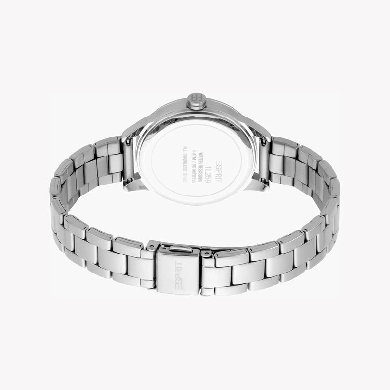 Esprit Women's Silver Stainless Steel Watch, Silver Dial | Es1l178m0025 by i-watch