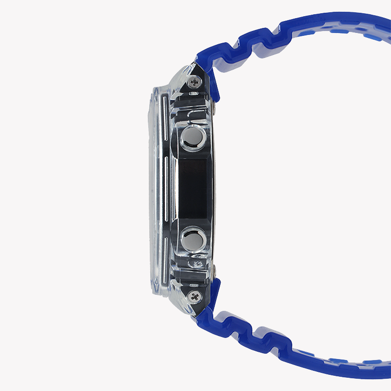 CASIO G-SHOCK GA-2100HC-2ADR OAK - BOLD BLUE ADVENTURE MEN'S WATCH with Durable Resin Band and Digital Dial-i-Watch-4