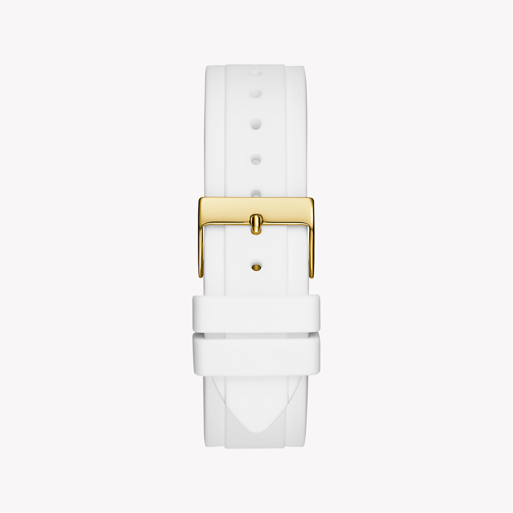 GUESS GW0779L1 CHIC ALLURE - MODERN ELEGANCE WITH GOLD & WHITE SILICONE WOMEN'S WATCH-i-Watch-3