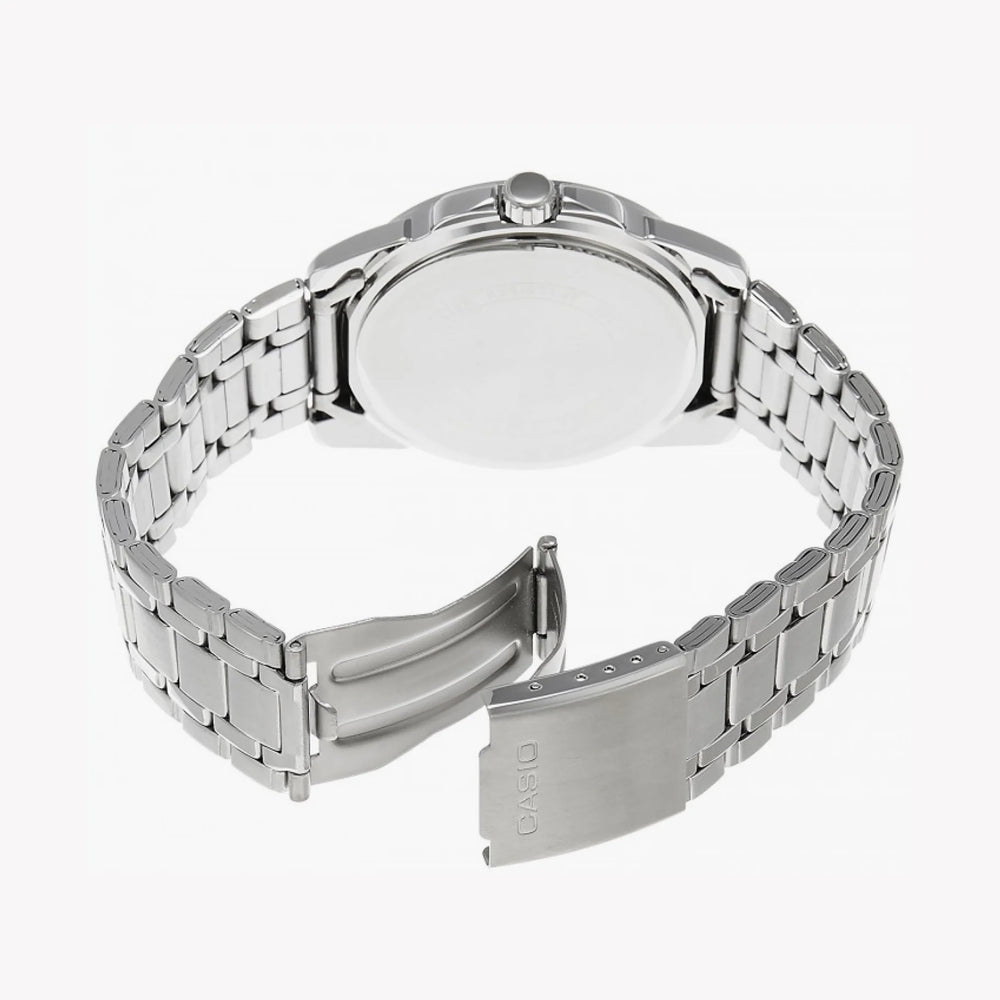 Timeless Elegance Men's Silver Watch, Stainless Steel | Mtp-1314pd-7a by i-watch