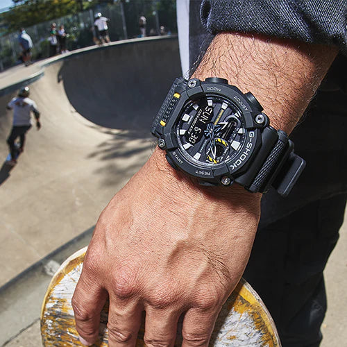 G-Shock Men's Black Resin Watch, 10-Sided Bezel | Ga-900-1adr by i-watch