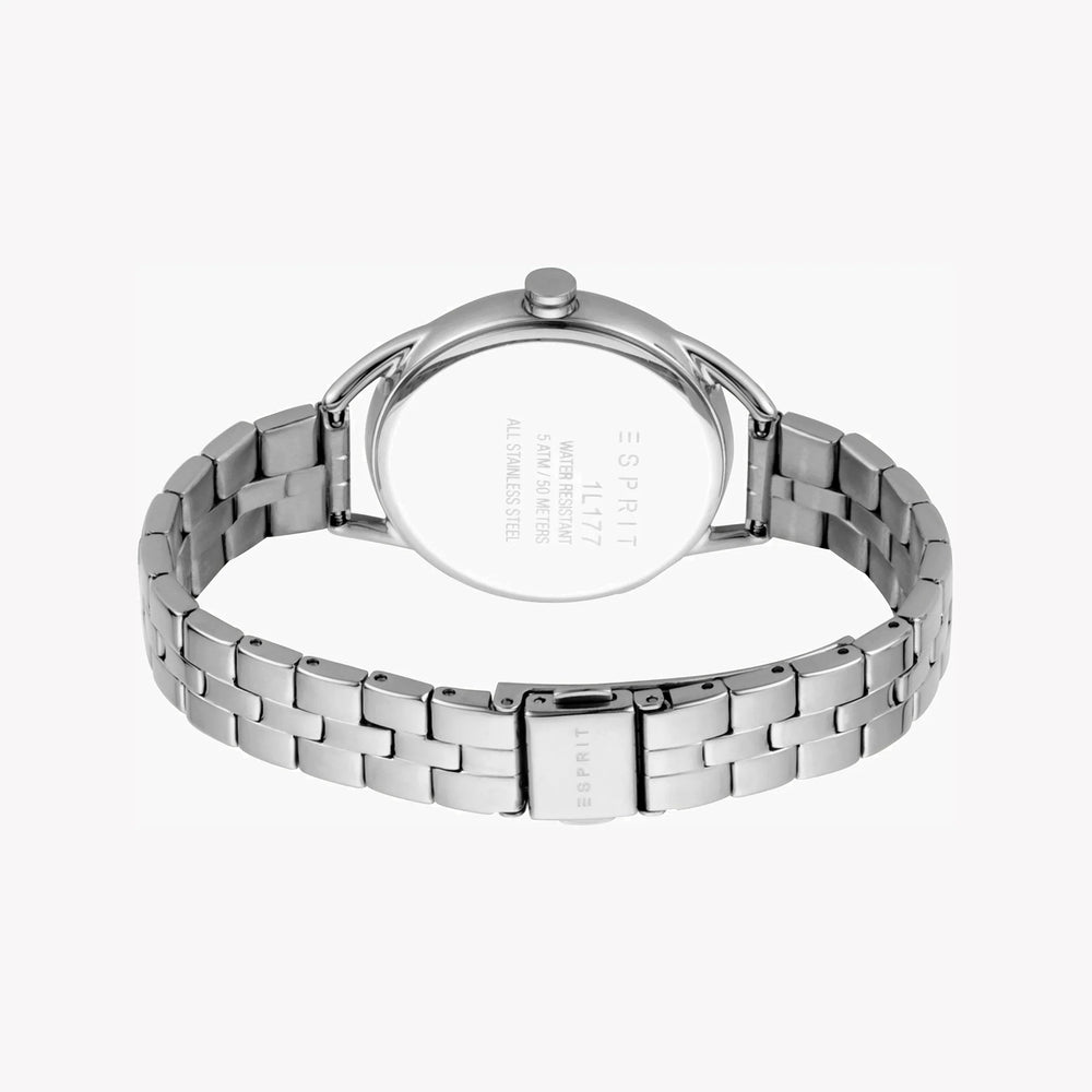 Esprit Women's Silver Stainless Steel Watch, Silver Dial | Es1l156m0035 by i-watch