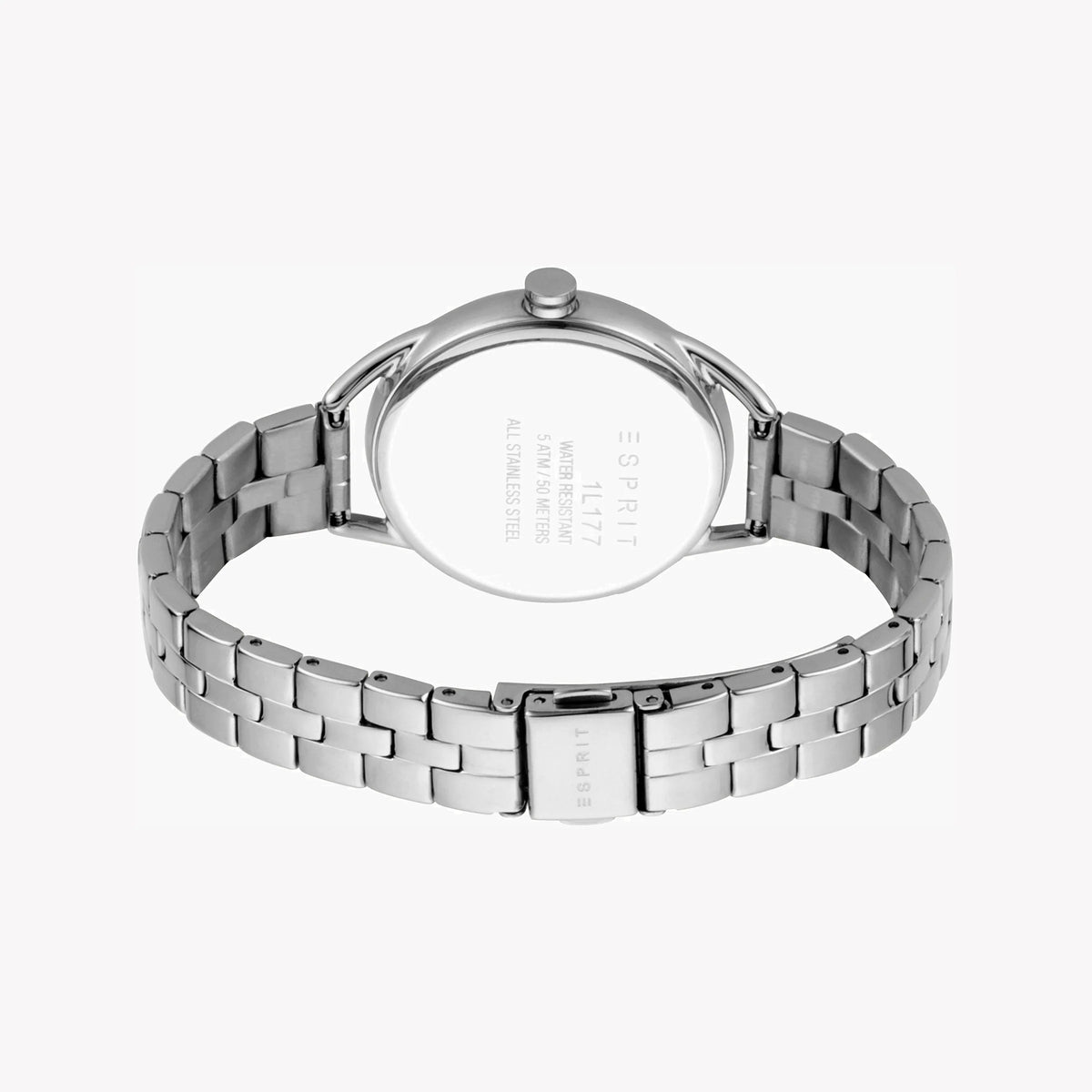 ESPRIT Women's Watch with Silver Stainless Steel Case and Silver Stainless Steel Band