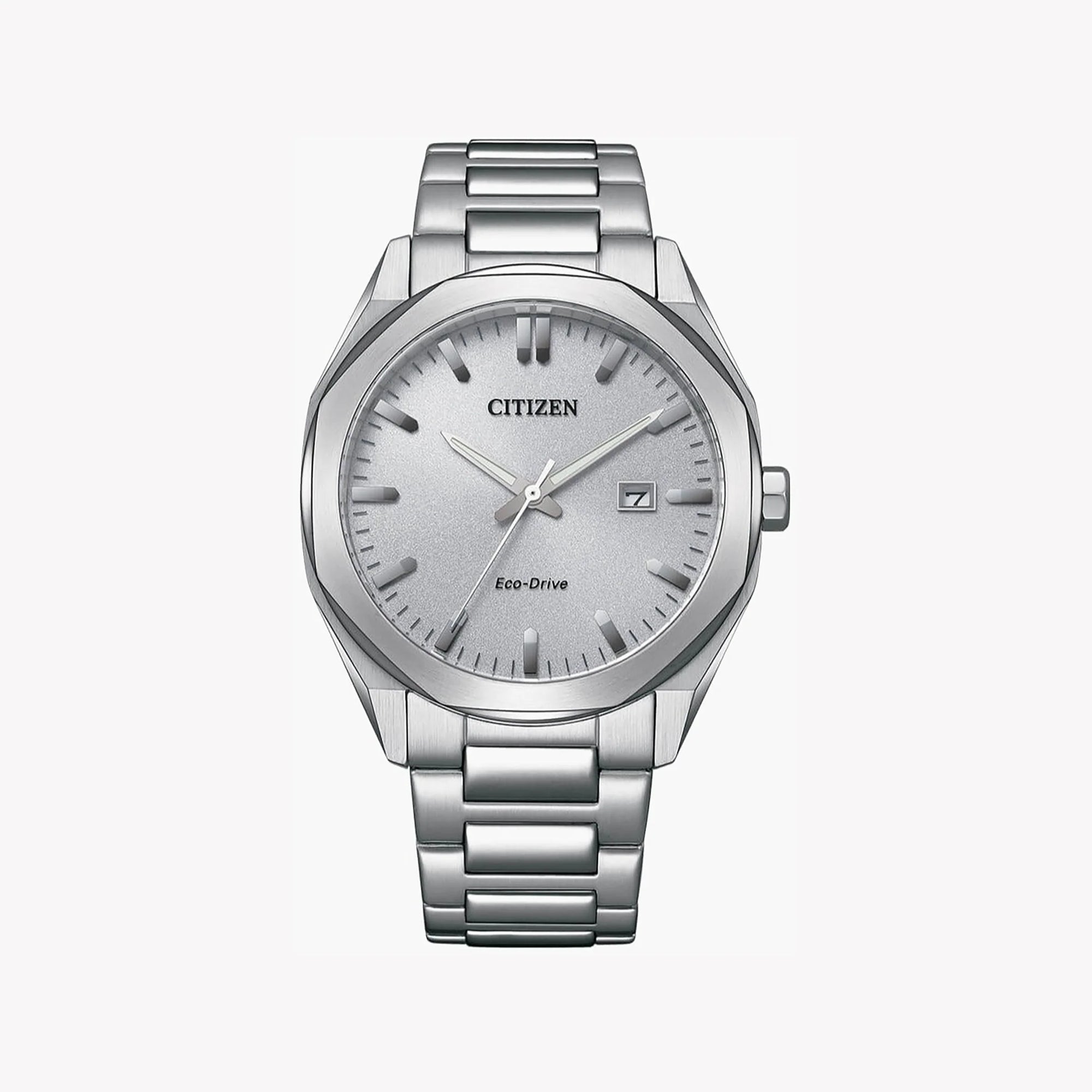 Citizen Men's Silver Stainless Steel Watch, Eco-Drive | Bm7600-81a