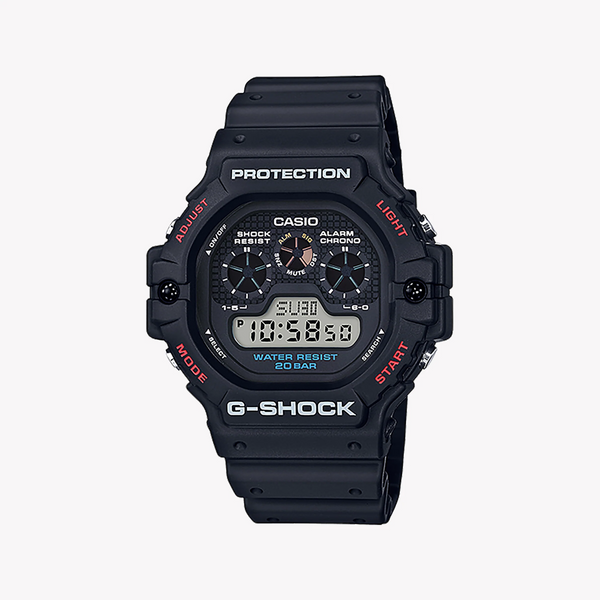 G-Shock Men's Black Resin Watch, Digital Display | Dw-5900-1dr by i-watch