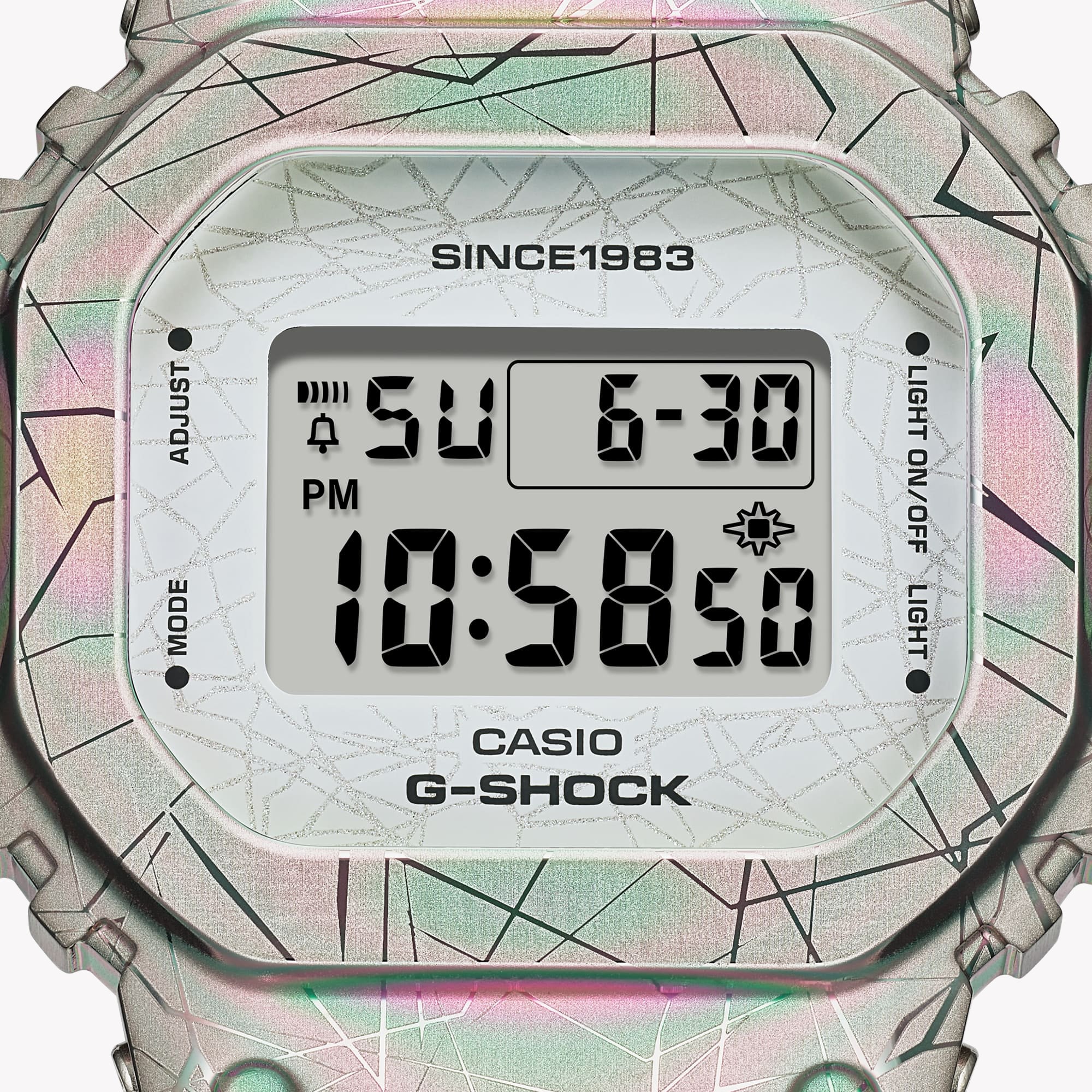 ساعة CASIO G-SHOCK GM-S5640GEM-7 G-SHOCK THE ORIGIN METAL مغطاة صغيرة - الذكرى الأربعين لسلسلة ADVENTURE GEM SERIE للسيدات