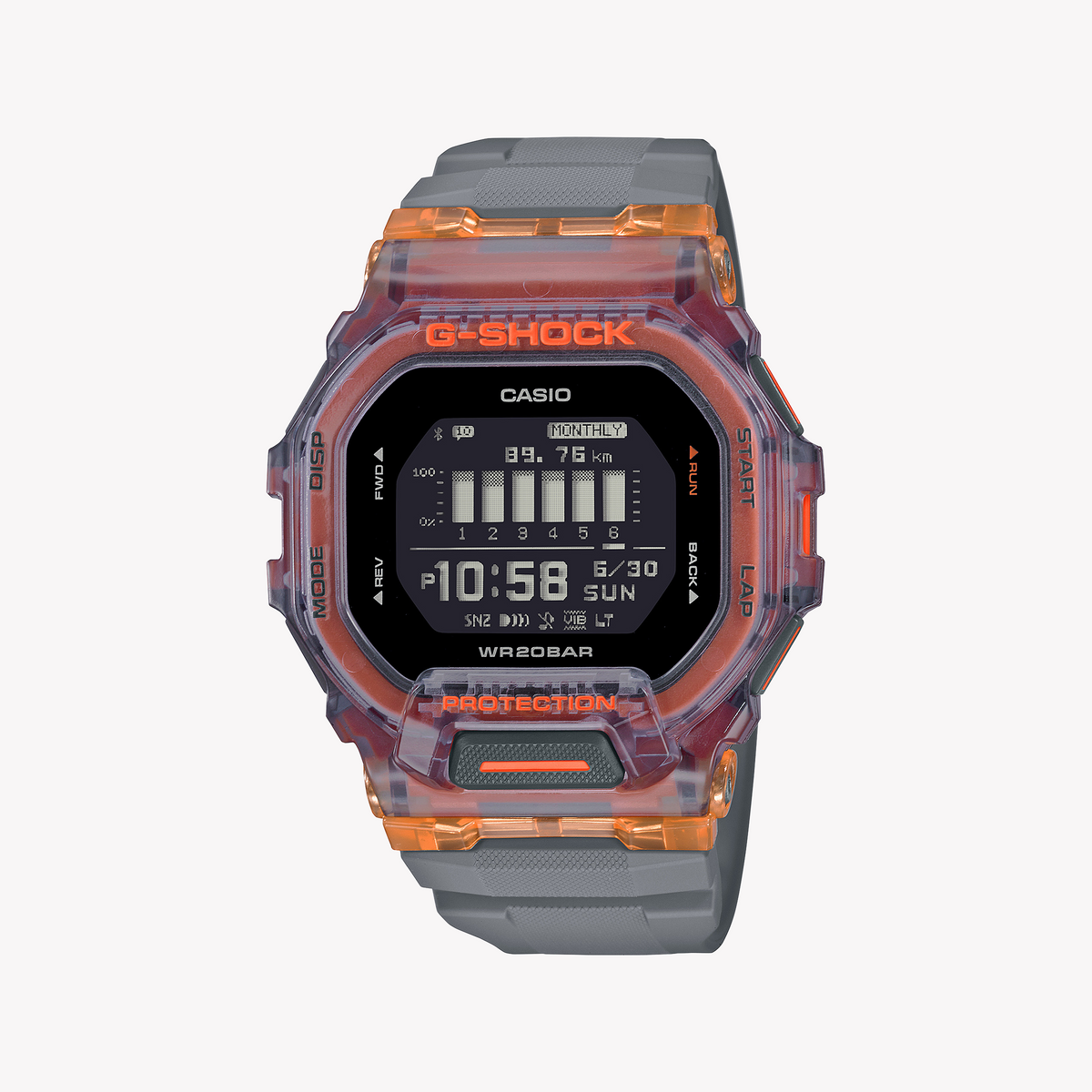 CASIO G-SHOCK GBD-200SM-1A5DR - DYNAMIC MULTICOLOR FITNESS WATCH FOR MEN