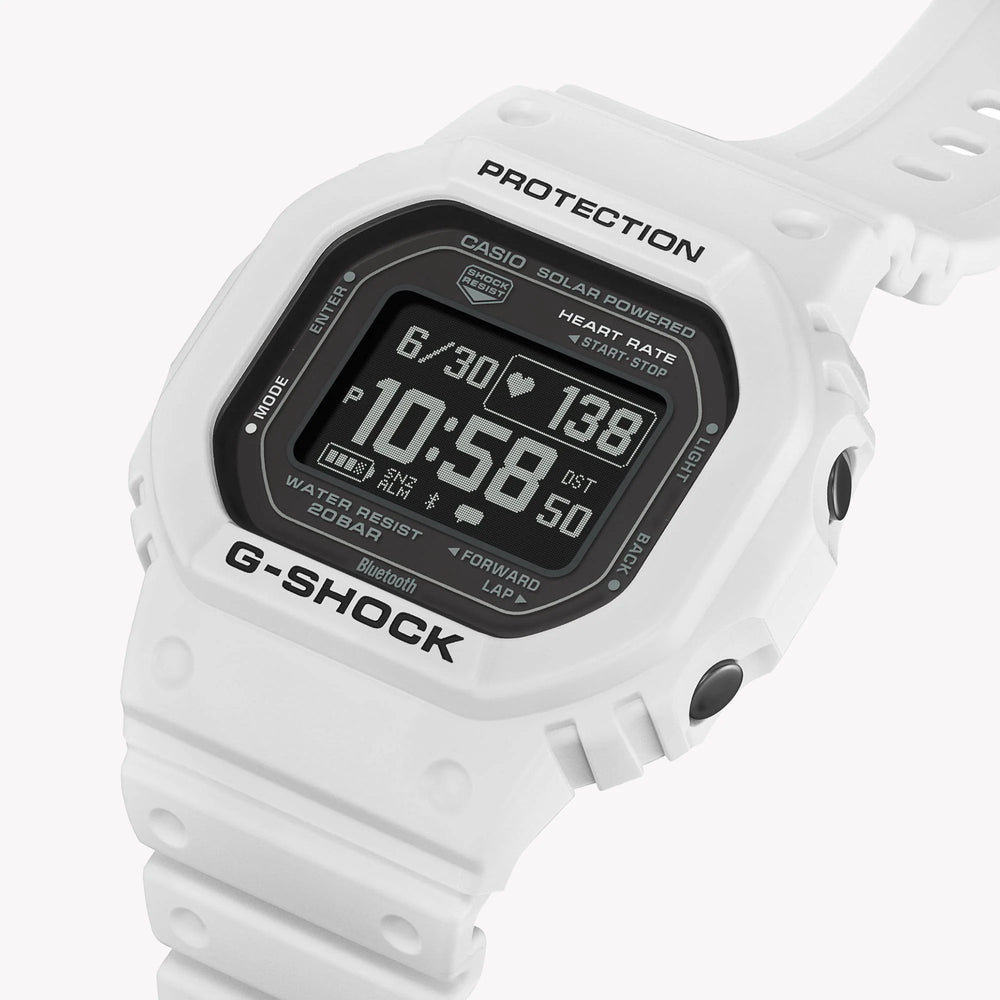 Casio G-Shock Men's White Resin Watch, Digital Display | Dw-H5600-7er by i-watch