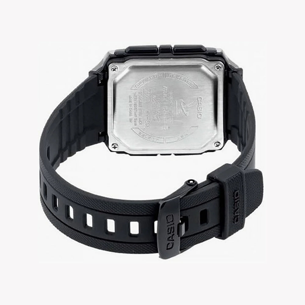 Casio Men's Silver & Black Watch, Stainless Steel/Resin | Wv-59r-1aef by i-watch