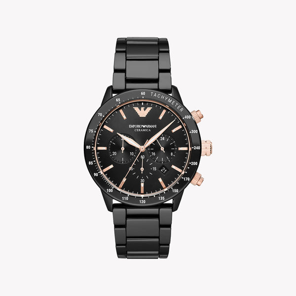 Emporio Armani Men's Black Stainless Steel Watch | Ar70002 by i-watch