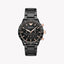 Emporio Armani Men's Black Stainless Steel Watch | Ar70002