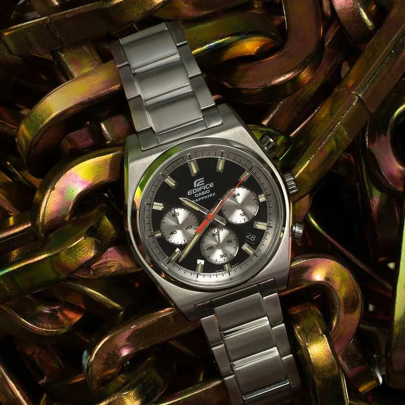 EDIFICE EFB-730D-1AVUEF - TIMELESS ELEGANCE & VERSATILITY Men's Stainless Steel Watch-i-Watch-4