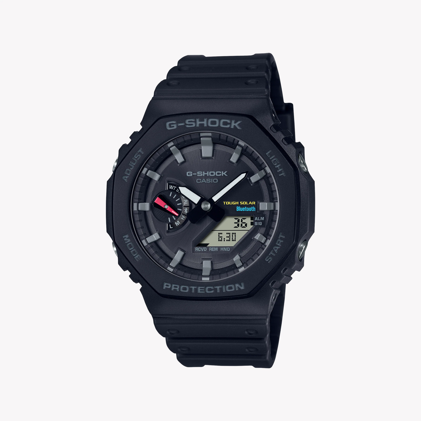 G-Shock Men's Black Resin Watch, Octagonal Design | Ga-B2100-1adr by i-watch