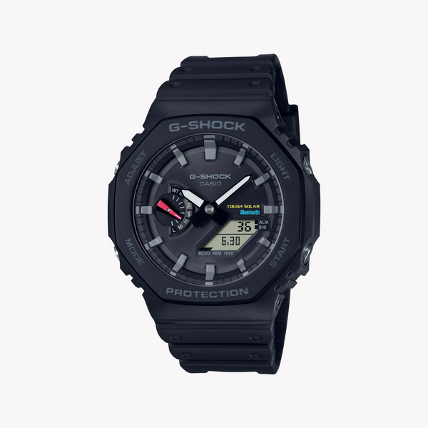 G-Shock Men's Black Resin Watch, Octagonal Design | Ga-B2100-1adr by i-watch
