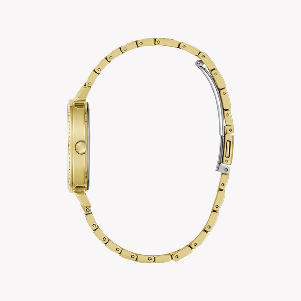 Guess Women's Gold Stainless Steel Watch, White Dial | Gw0763l2 by i-watch