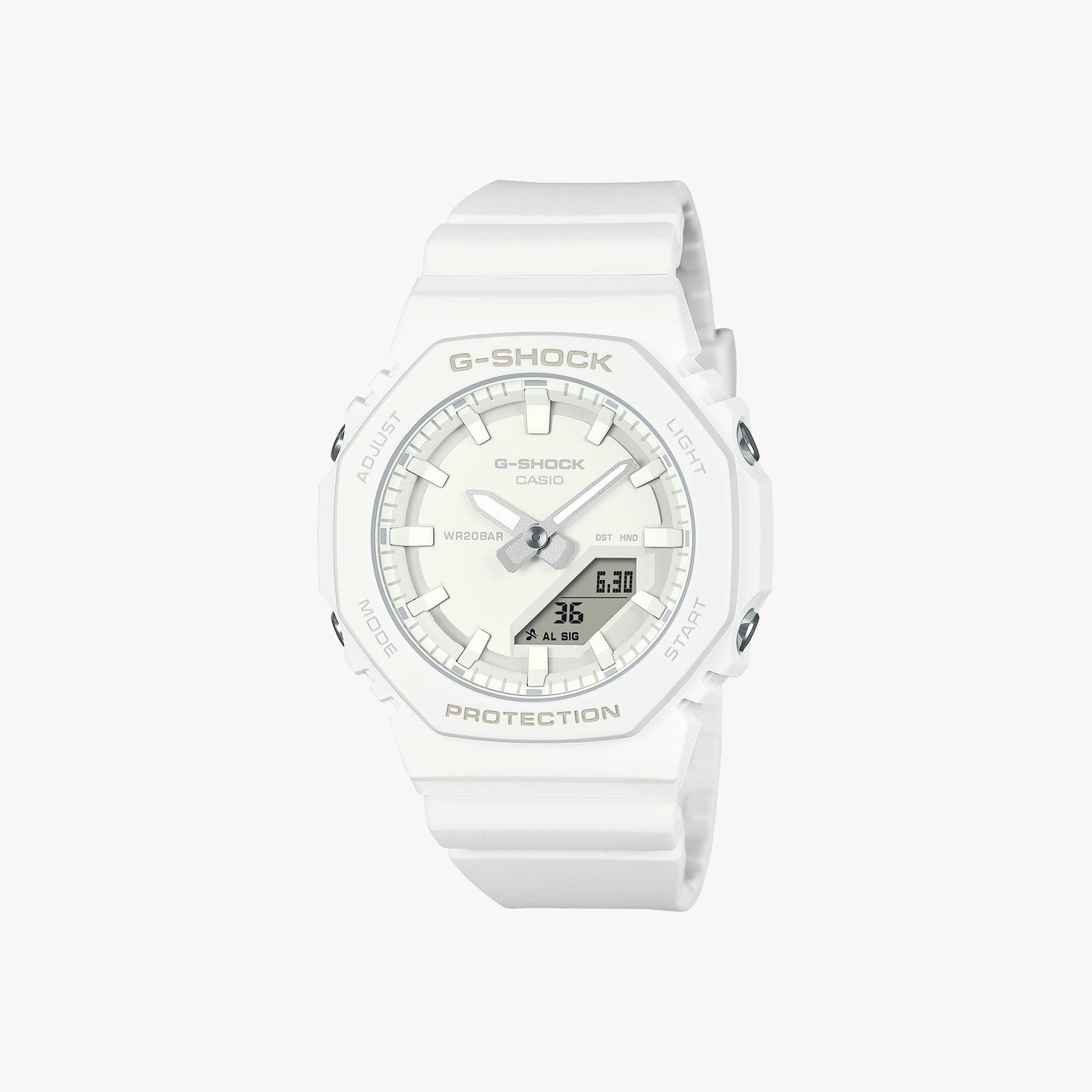 Casio G-Shock Men's White Resin Watch, White Dial | Gma-P2100-7aer by i-watch