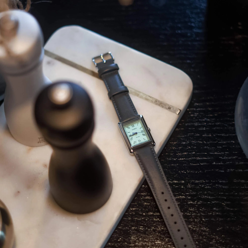 Casio Women's Silver Watch, Turquoise Dial | Ltp-B165l-2bvef – i-watch