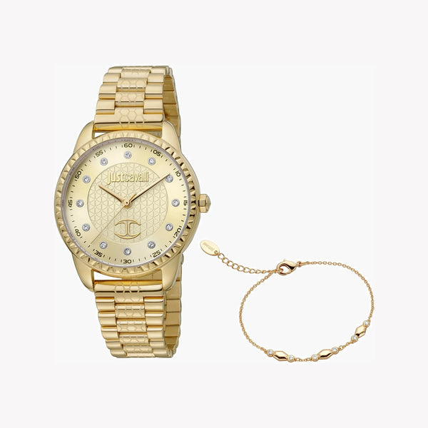 Just Cavalli Women's Gold Watch, Champagne Dial | Jc1l176m0055 by i-watch