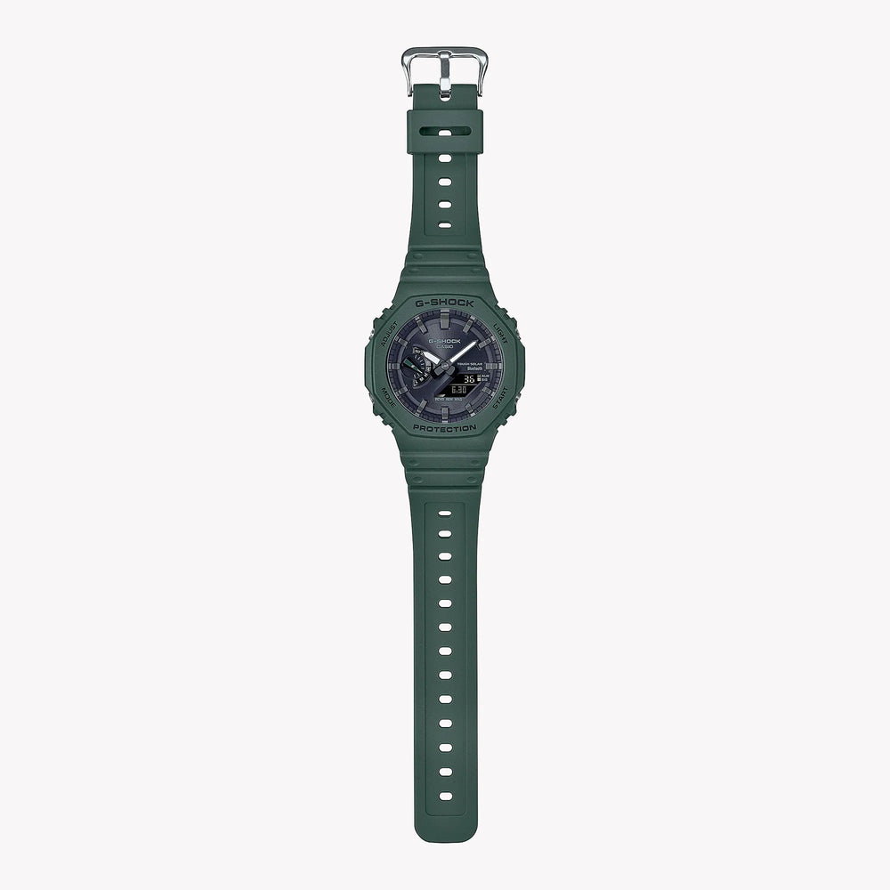 Casio G-Shock Ga-B2100-3adr Oak Dynamic - Sporty Green Men's Watch With Bluetooth & 200m Water Resistance by i-watch