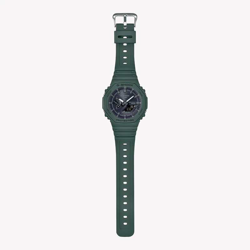 Casio G-Shock Ga-B2100-3adr Oak Dynamic - Sporty Green Men's Watch With Bluetooth & 200m Water Resistance by i-watch