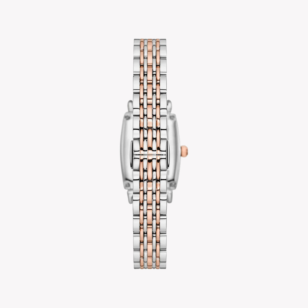 EMPORIO ARMANI AR11519 - ELEGANTLY MODERN WOMEN'S WATCH WITH SILVER AND GOLD BAND-i-Watch-3