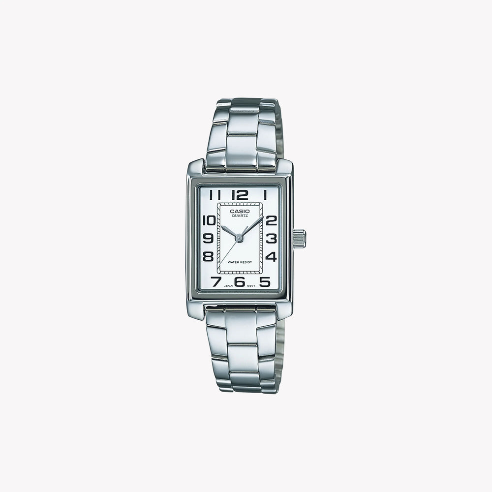 Refined Elegance Women's Silver Stainless Steel Watch | Ltp-1234pd-7be by i-watch
