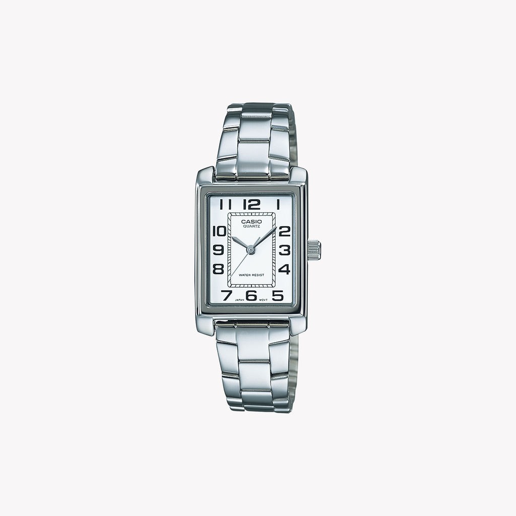 CITIZEN LTP-1234PD-7BE ELEGANCE - SOPHISTICATED SIMPLICITY WOMEN'S WATCH with Stainless Steel Band & White Dial