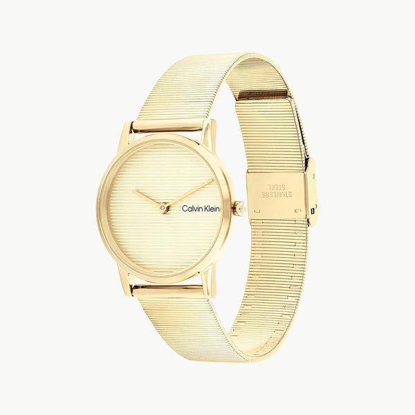 Ck Calvin Klein Women's Gold Watch, Stainless Steel | K7b31d6d by i-watch