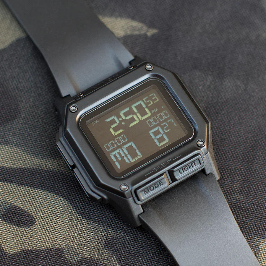 Nixon Men's Black Rubber Watch, Digital Dial | A1180-001 by i-watch