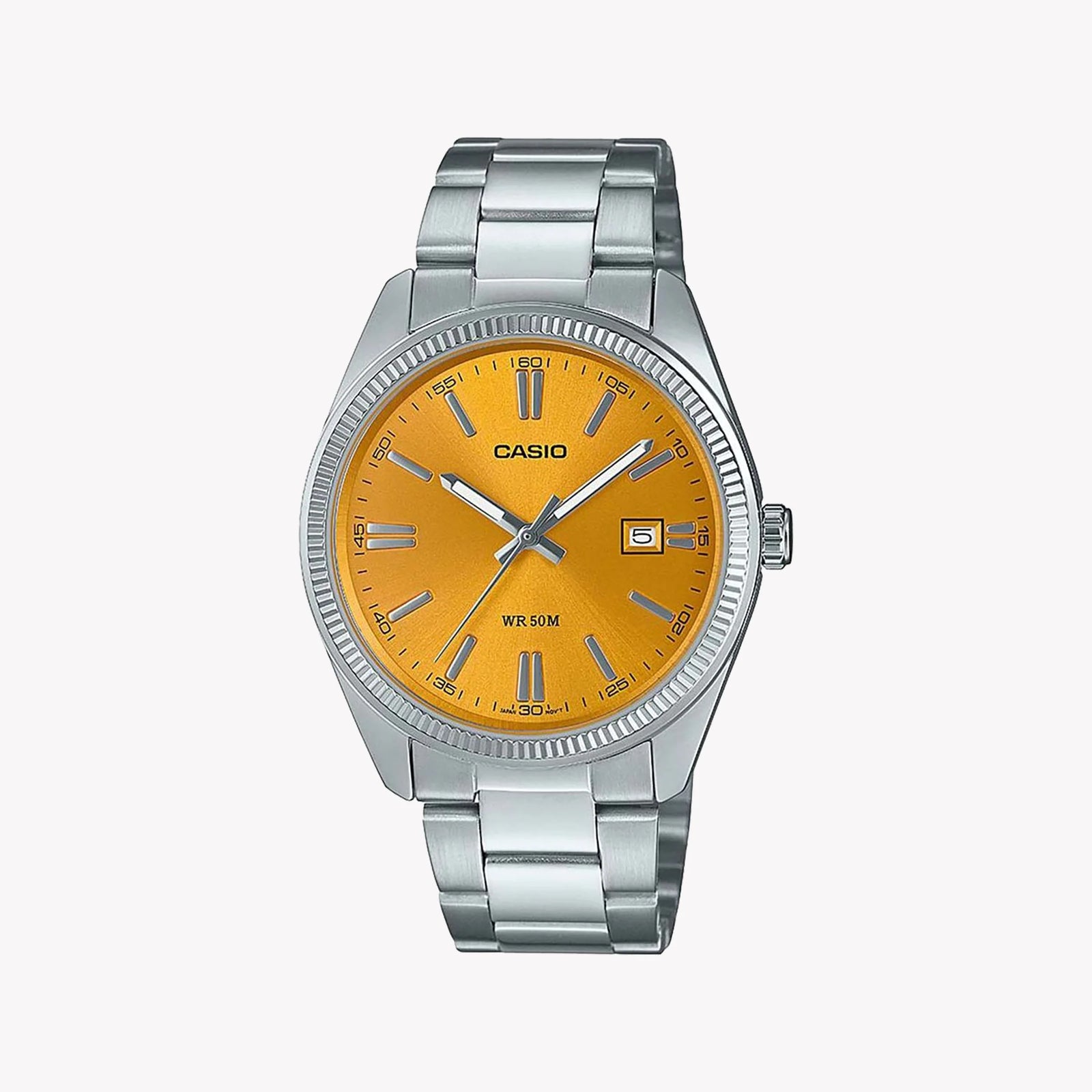 Timeless Elegance Men's Stainless Steel Watch, Silver Dial | Mtp-1302pd-9avef by i-watch