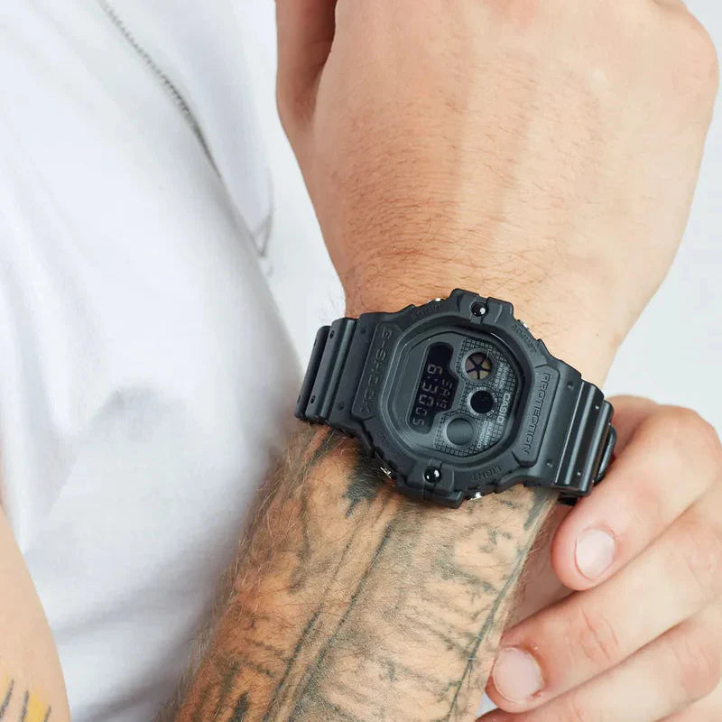 Casio G-Shock Dw-5900bb-1dr Bold Adventure - Men's All-Black Resin Sport Watch by i-watch