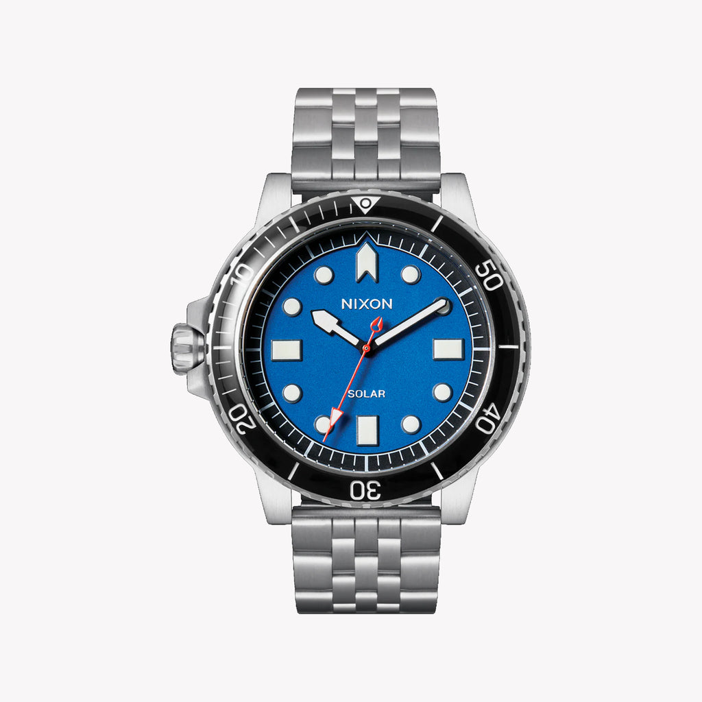 NIXON A1402-5236 URBAN ADVENTURER - STRIKING BLUE DIAL & STAINLESS STEEL MEN'S WATCH