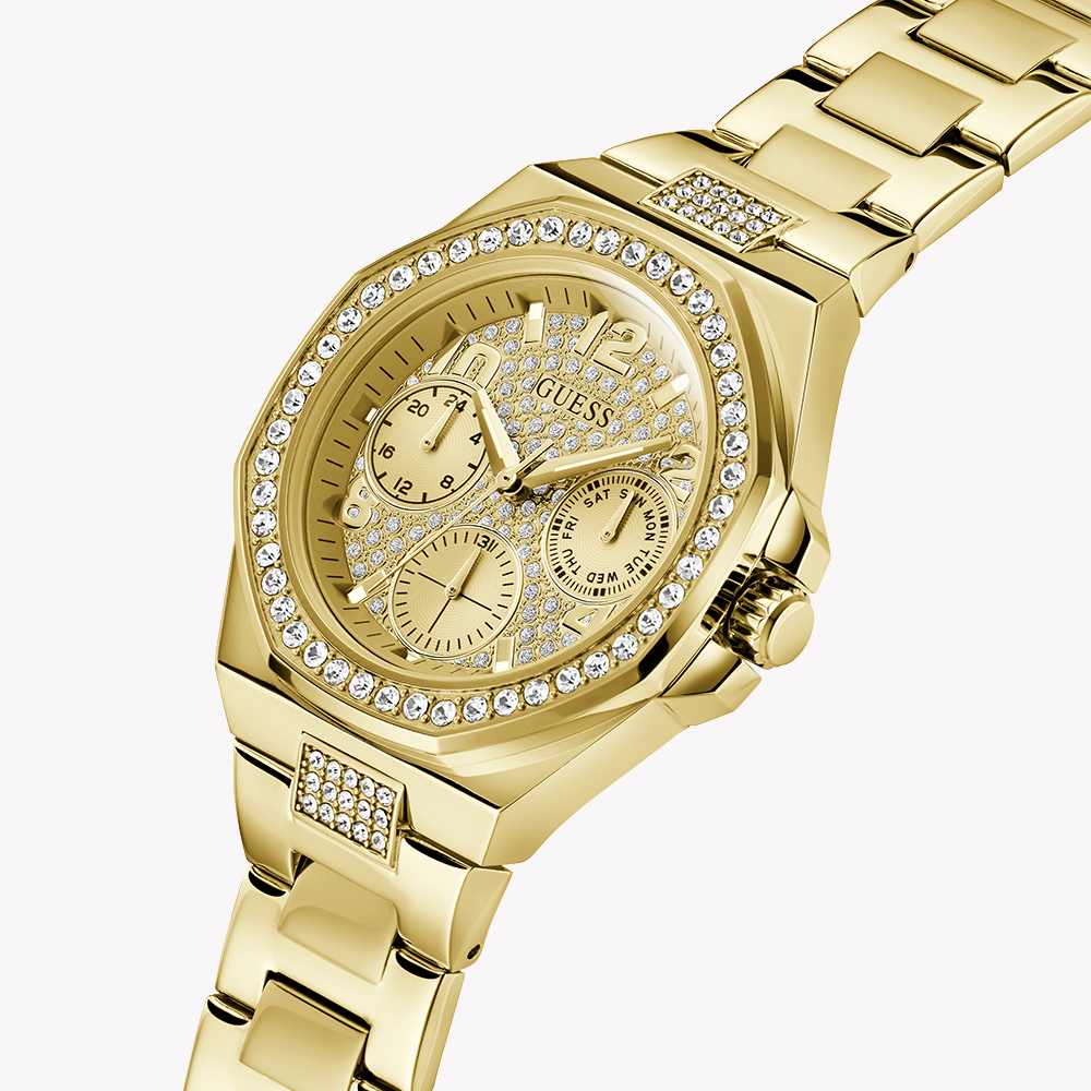 GUESS GW0777L2 - RADIANT GOLD SOPHISTICATION - Chic Women's Watch with Champagne Dial & Luxe Style-i-Watch-4