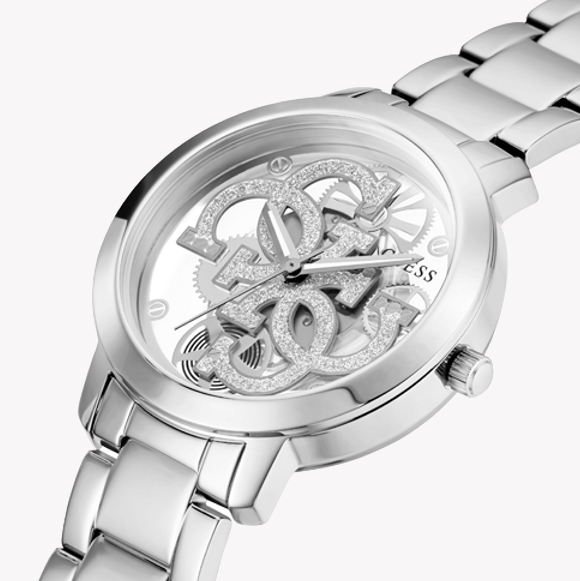 GUESS GW0300L1 SILVER SPECTRUM - ELEGANT WOMEN'S TIMEPIECE WITH STAINLESS STEEL GLAM-i-Watch-4