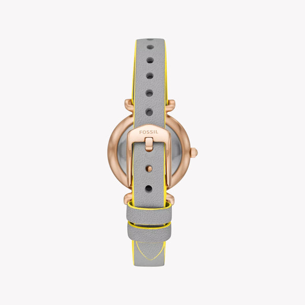 Fossil Women's Gold Watch, Silver Leather Band | Es4834 by i-watch
