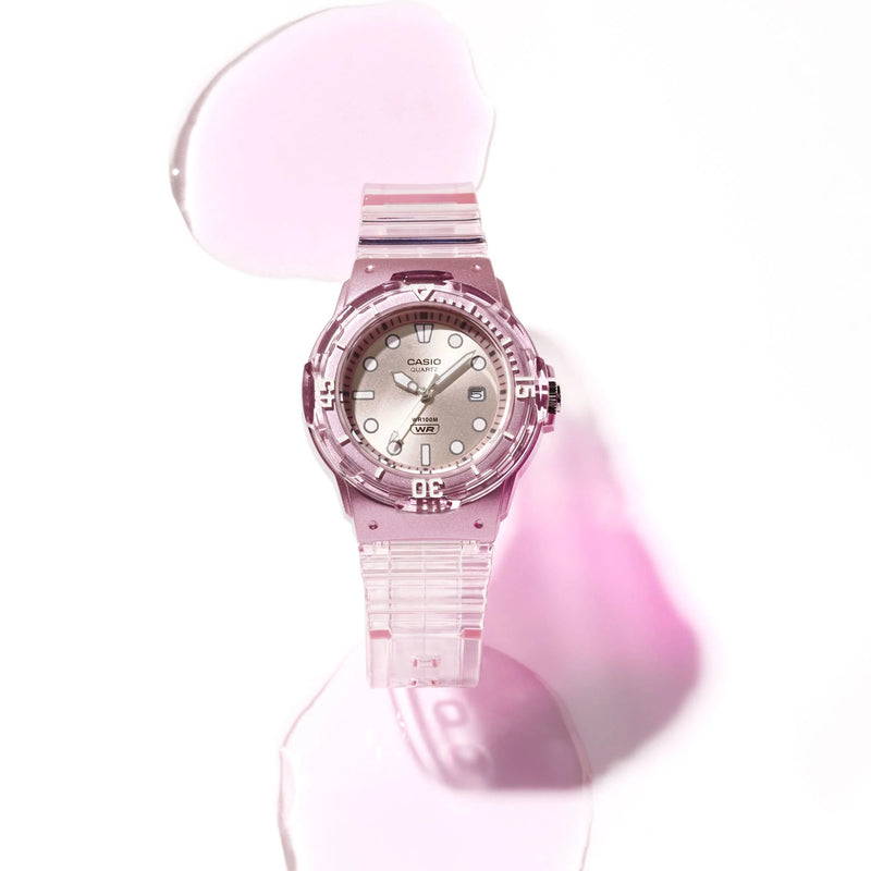 Casio Women's Pink Rubber Watch, Synthetic Case | Lrw-200hs-4evef by i-watch