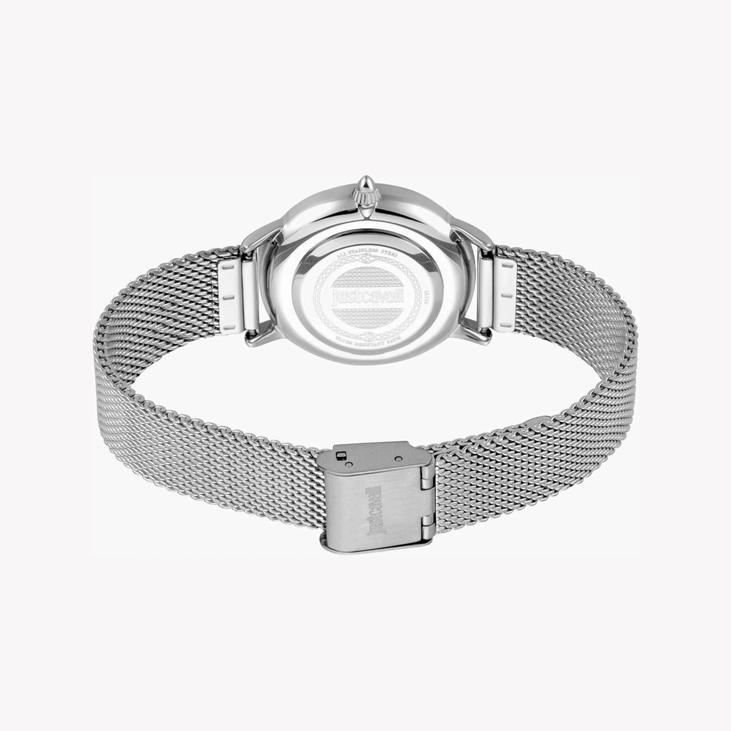 JUST CAVALLI Women's Watch with Silver Stainless Steel Case and Silver Stainless Steel Band-i-Watch-3