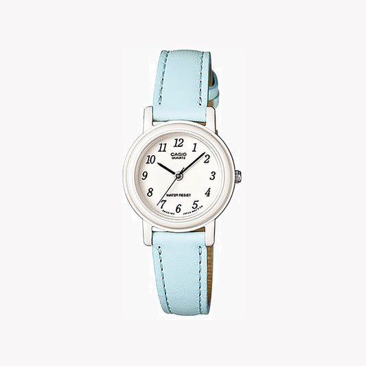 Montre analogique blanche pour femme Casio LQ-139L-2B