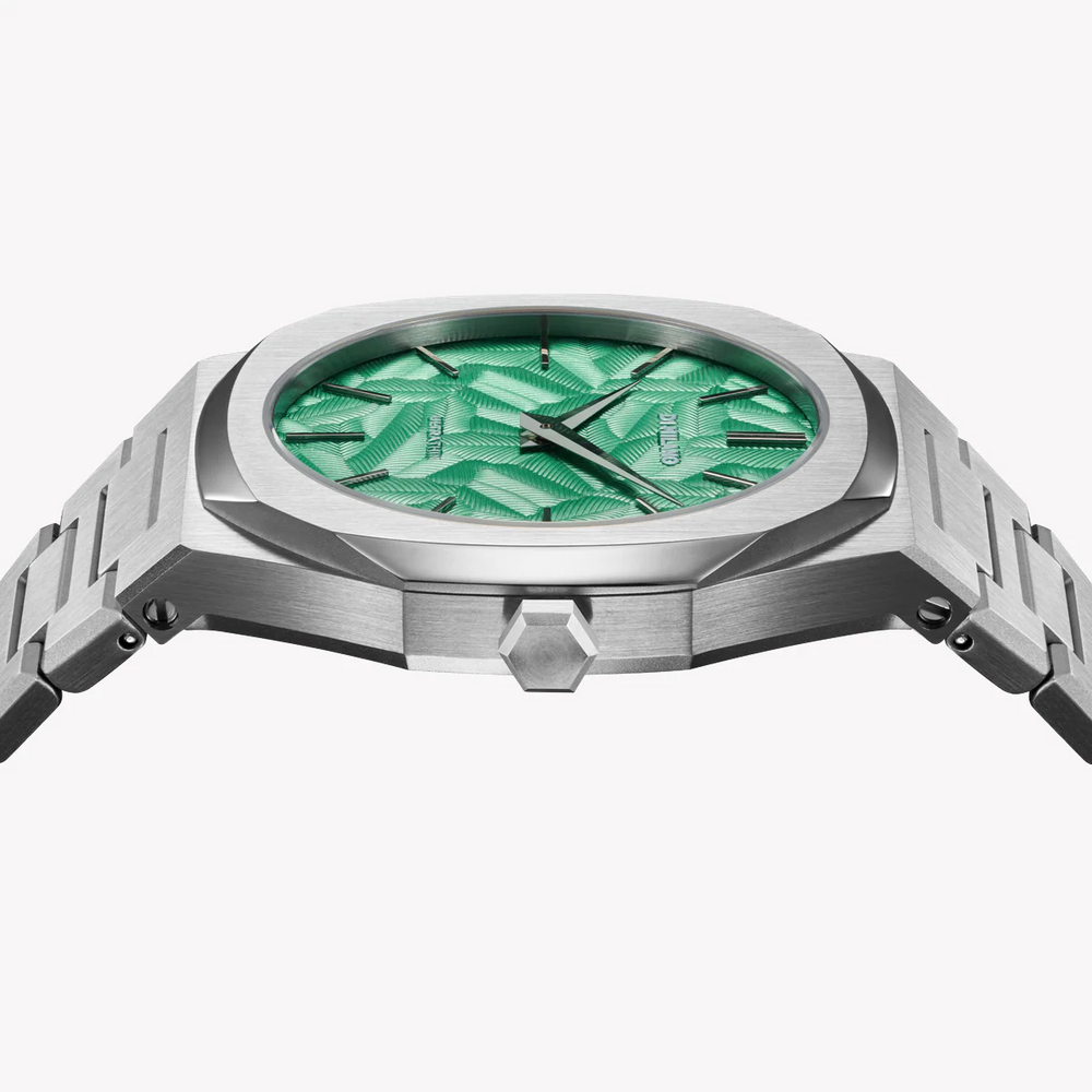 D1 MILANO Men's Silver Watch, Green Dial | D1-UTBJ34 by i-watch