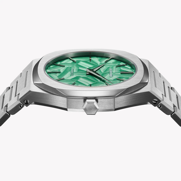 D1 MILANO Men's Silver Watch, Green Dial | D1-UTBJ34 by i-watch