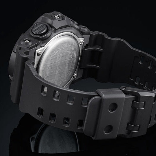 CASIO G-SHOCK GA-700-1B - MONTRE POUR HOMMES BOLD BLACK ADVENTURER avec lumière LED et résistance à l'eau 200 m