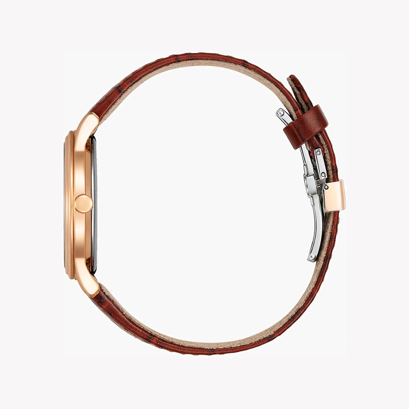 Citizen Em0419-11d Radiant Charm - Vibrant Multi-Colored Dial & Luxurious Leather Band Women's Watch by i-watch