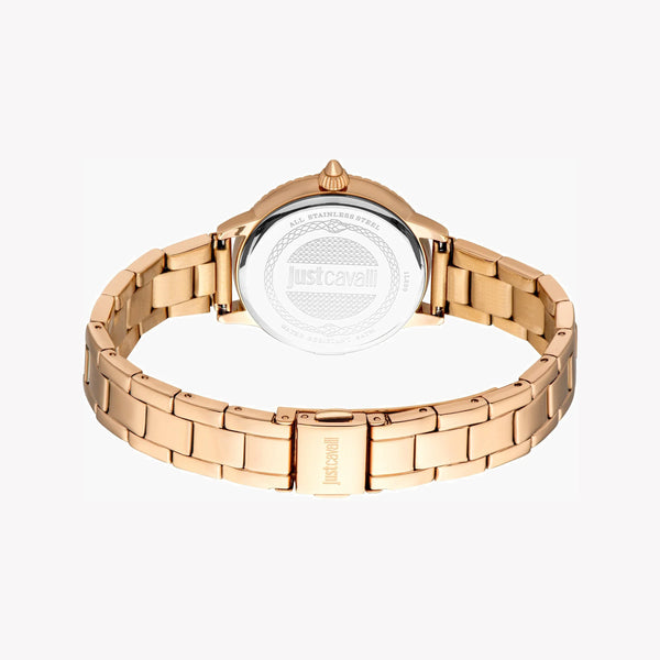Just Cavalli Women's Rose Gold Stainless Steel Watch, Silver Dial | Jc1l259m0075 by i-watch